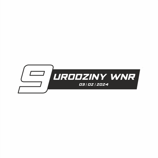 Naklejka IX Urodziny Warsaw Night Racing