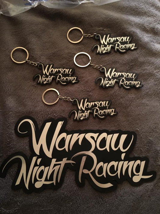 Brelok PCV ' Warsaw Night Racing '